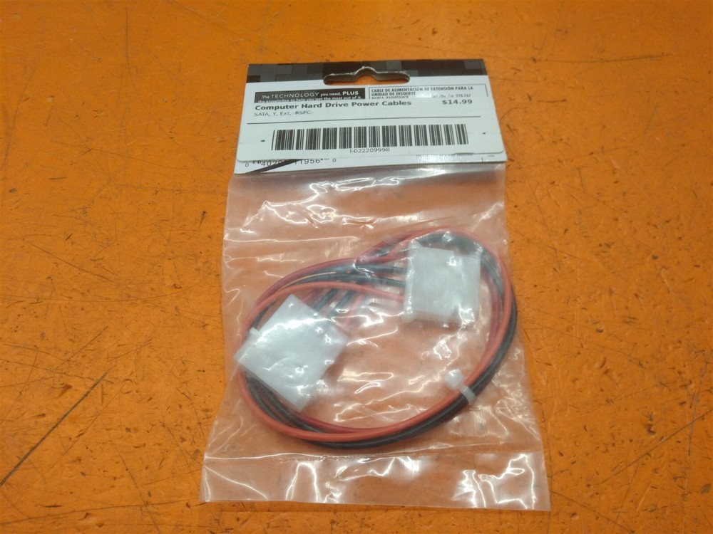 ⭐️⭐️⭐️⭐️⭐️ RadioShack Diskette Drive Extension Power Cable 278-767