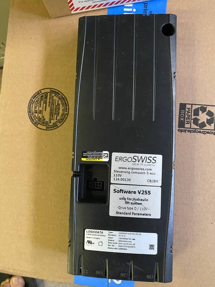 ERGOSWISS Logicdata COMPACT-E-3-VAL-ES-US   Control Module 120v-ac