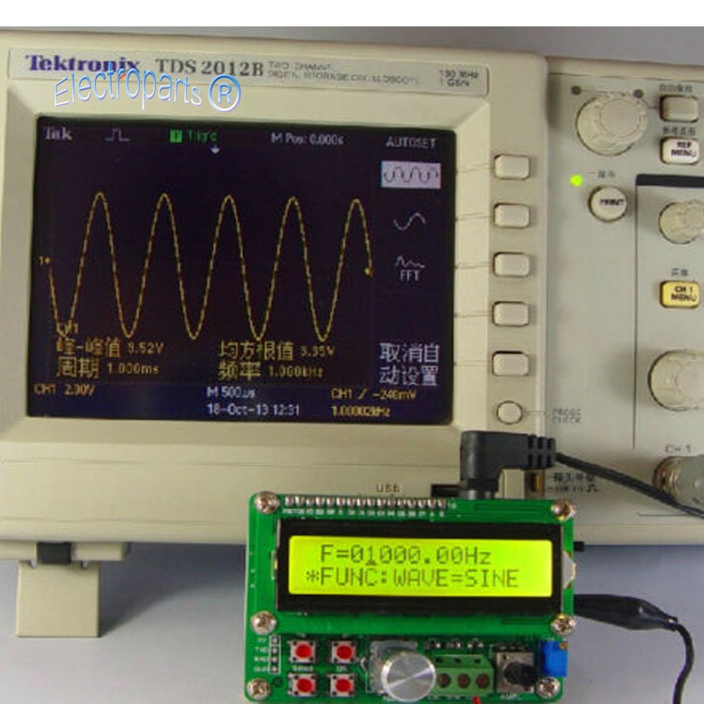 DDS Function Signal Generator Module Custom Arbitrary Waveform Sine Triangle