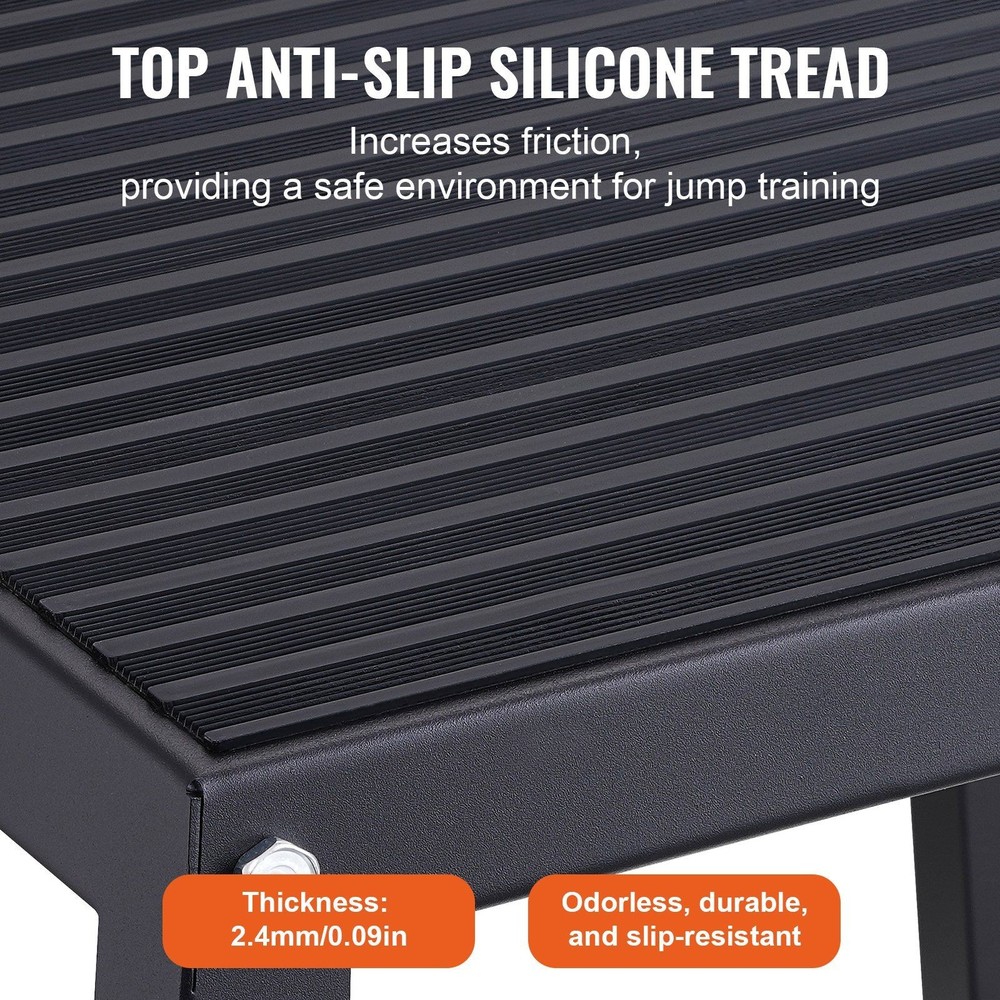 Versatile 12/18/24in Jump Platform Stackable Design Full-Body Workout Equipment