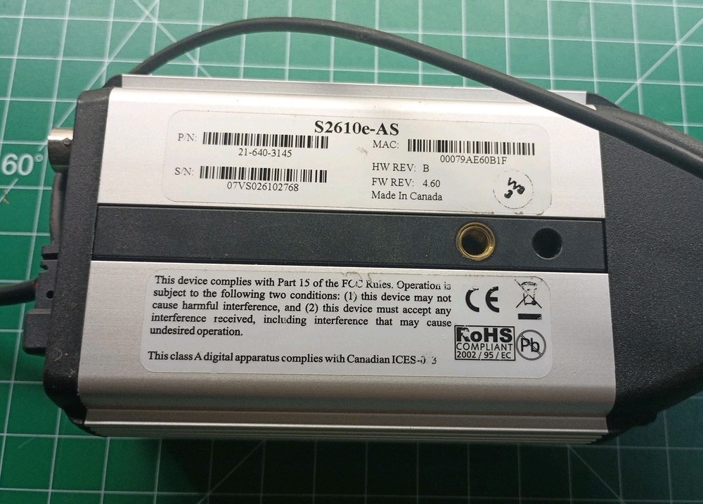 Verint Nextiva S2610e Network Security Camera Used Read