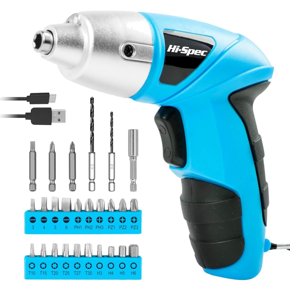 Compact & Lightweight Electric Screwdriver - Perfect for Home Projects