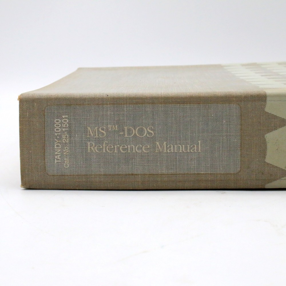 Vintage Tandy 1000 BASIC, MS-DOS, Multiplan Worksheet Reference Manuals, 1983/84