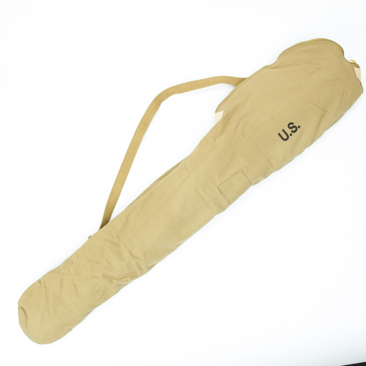 U.S. WWII Fleece Lined M1 Garand Case with Carry Strap - Marked U.S.