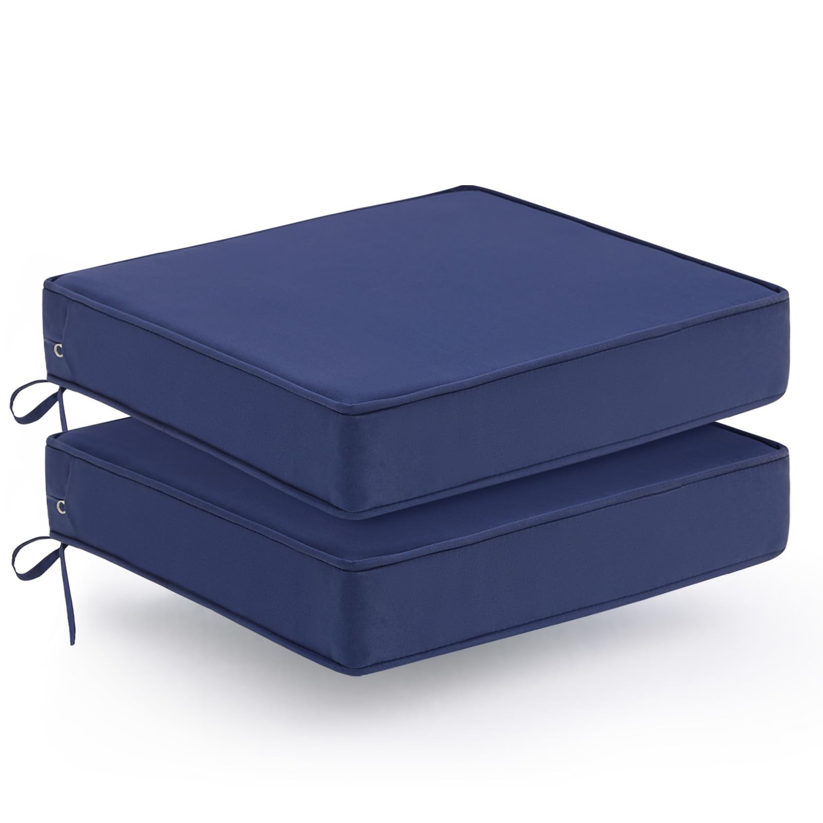 Outdoor Chair Cushions Set , Waterproof Patio Chair Cushion 22 x 22 x 3 inch