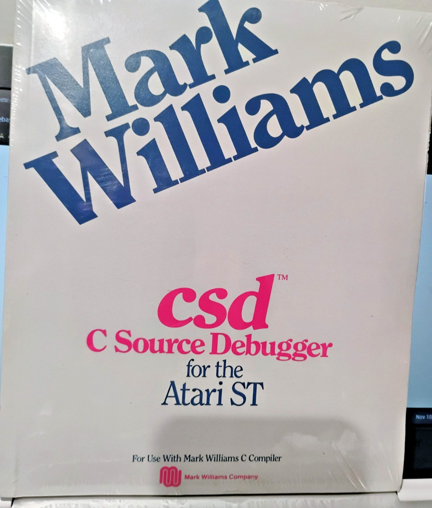 C Source Debugger (csd) -  Atari ST ; NEW Old stock/ Complete in Box