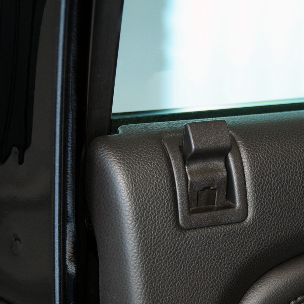 4PCS DOOR LOCK KNOBS FRONT/REAR EBONY FOR CHEVY/GMC SILVERADO/SIERRA 2007-2013