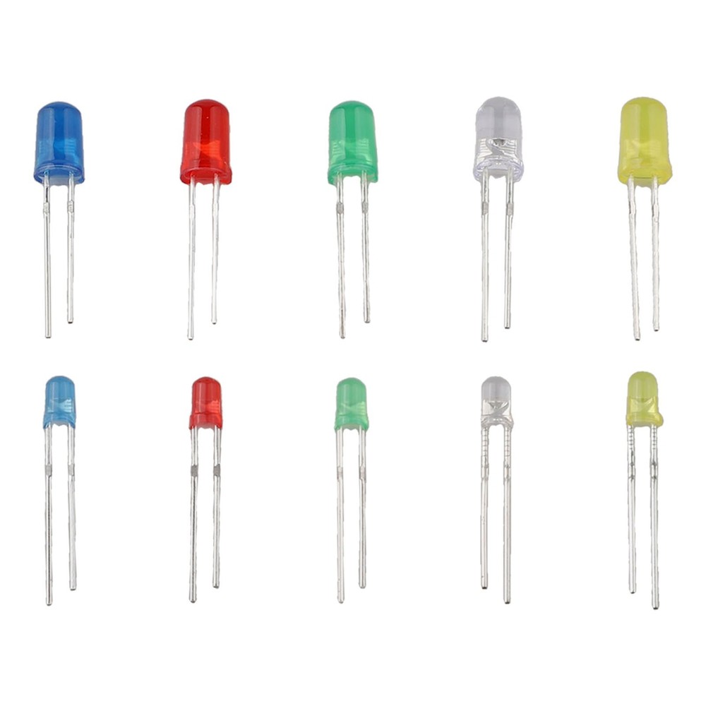 300 Pcs LED Diode Set with 5 Different Colors Suitable for Various DIY Projects