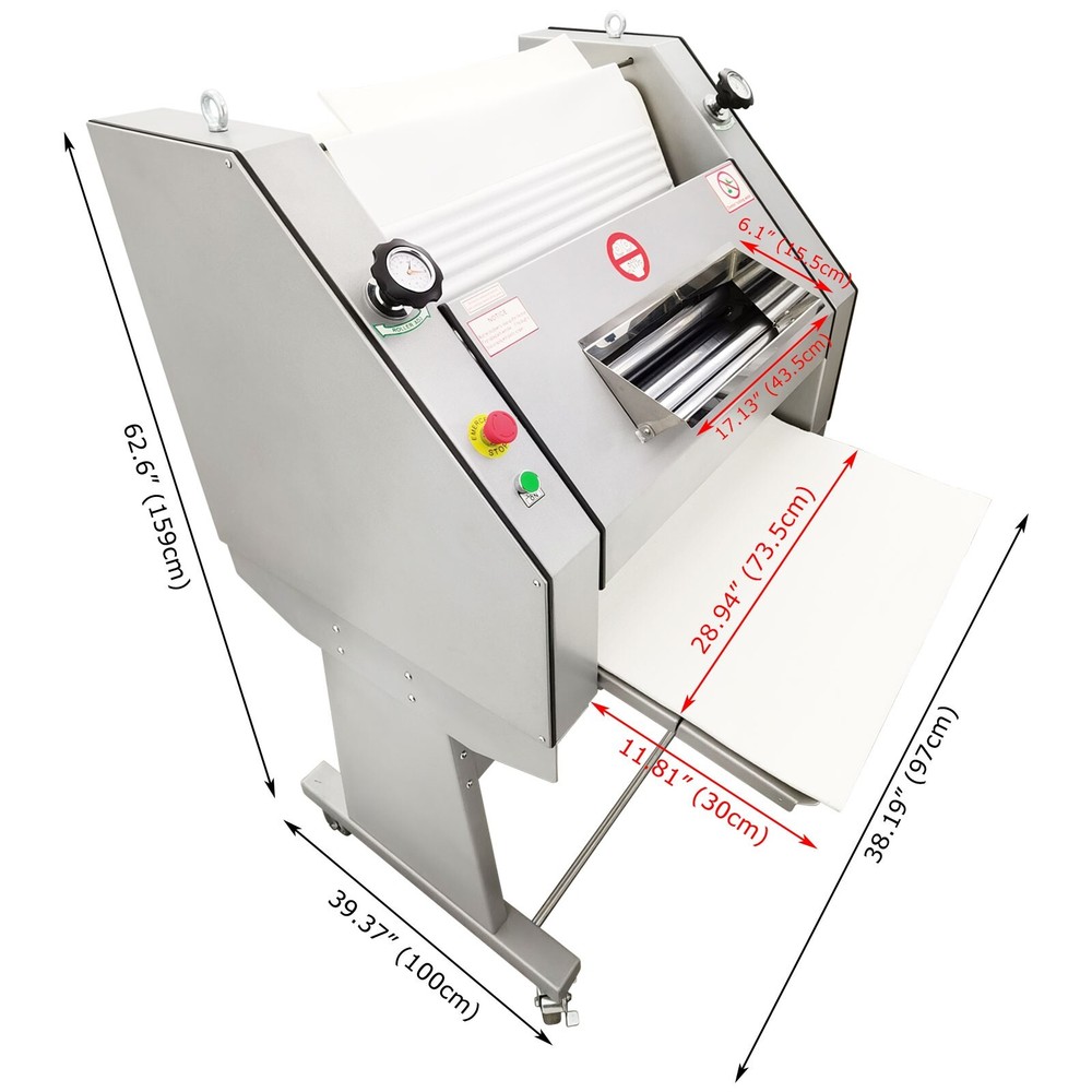110V Floor Model Baguette Bread Dough Moulder Baguette Shaping Machine