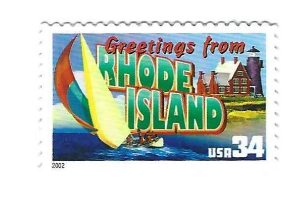 STAMP US SCOTT 3599 "Greetings From America-Rhode Island" 34 CENT 2002 MNH