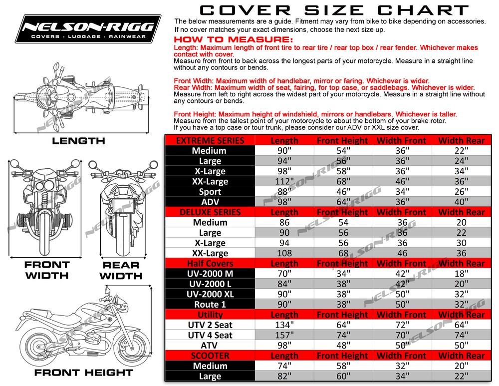 Nelson Rigg MC-902-02-MD M/C COVER POLYESTER M