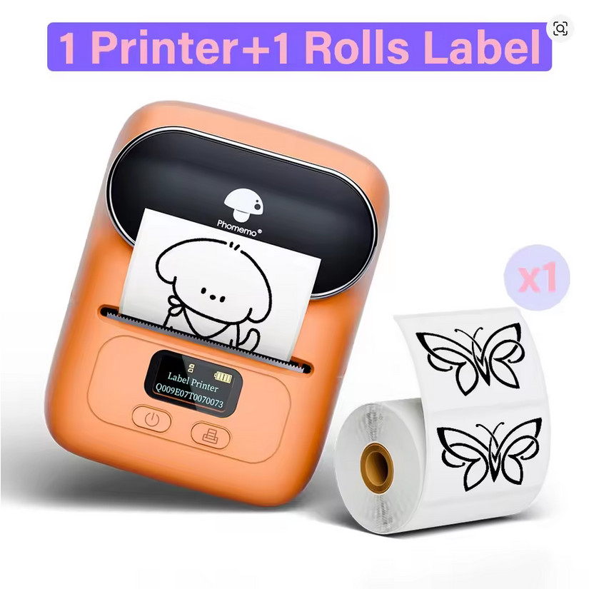 Phomemo M110 Thermal Label Printer Bluetooth Portable Barcode Sticker