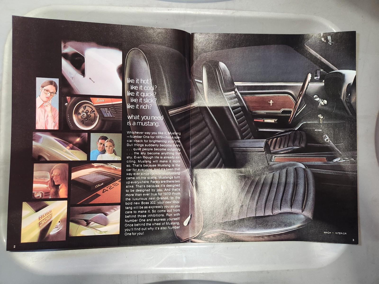 1970 Ford Mustang Sales Brochure