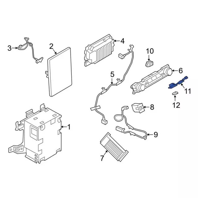 Genuine Ford Navigation Microphone JL7Z-19A391-B