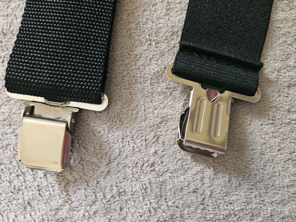 AWP Work Suspenders 2" Adjustable Webbing Black