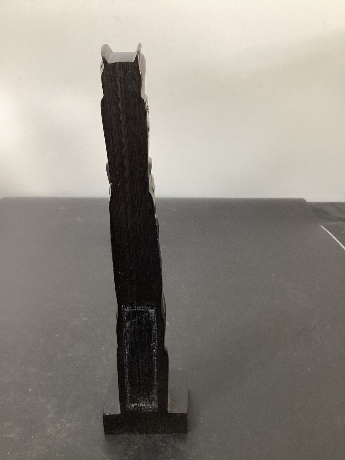 Vintage Canadian Haida Carved Totem Pole 9" Canada Vancouver CA Tribal Pearlite