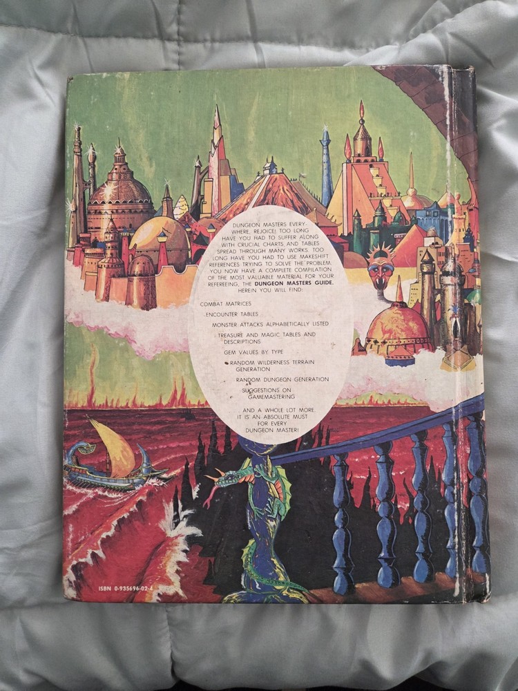 Advanced D&D Dungeon Masters Guide 1st Edition