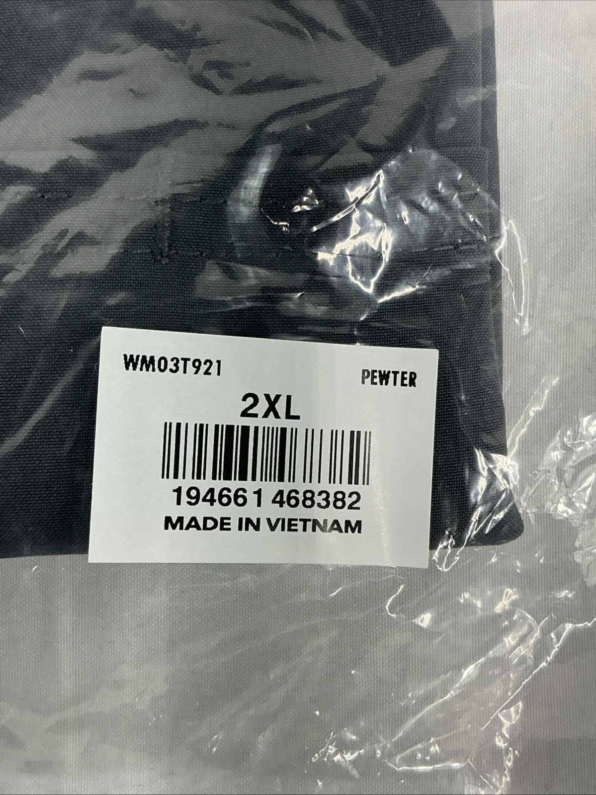 NWT Scrubstar Core Essentials Dark Grey Unisex V-Neck Scrub Top 2XL