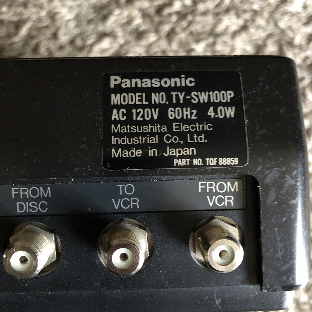 panasonic ty-sw100p tv system controller amplifier tested turns on