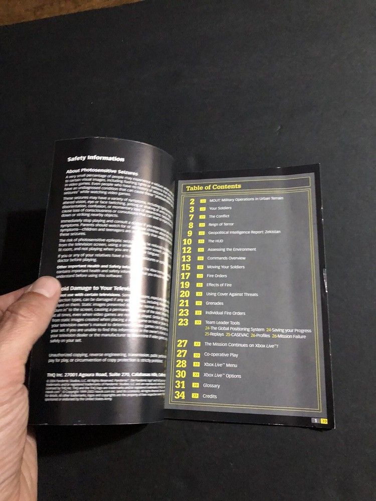 full spectrum warrior xbox manual Only