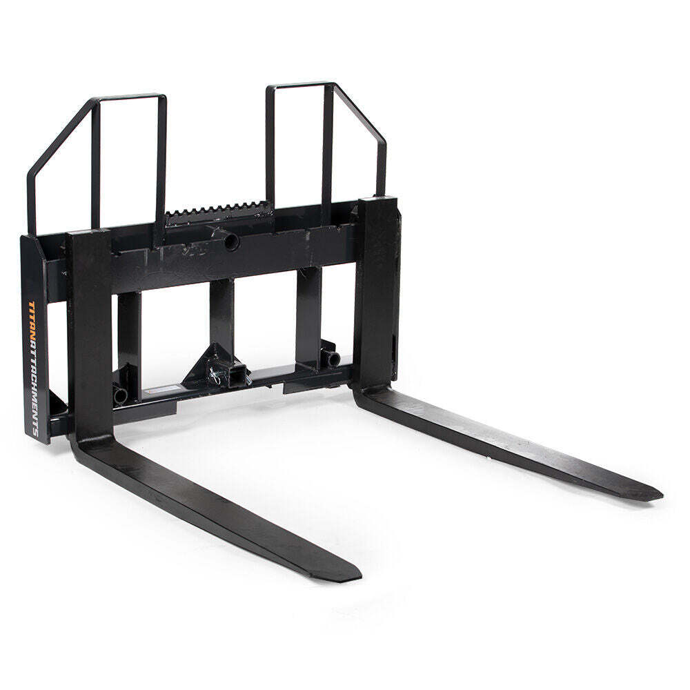 Titan Attachments Class 3 Step-Through Pallet Fork Frame Attachment, 60” Blades