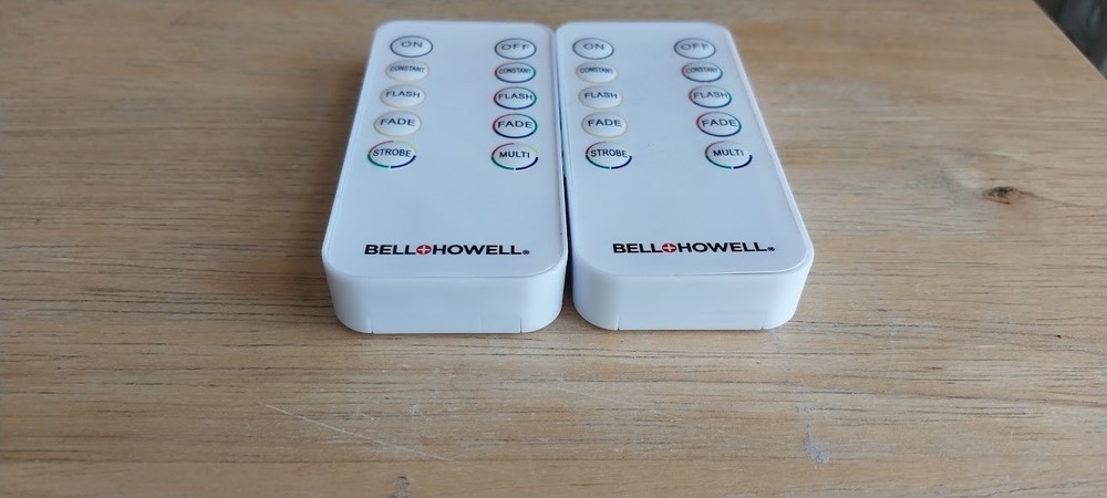 Two Remotes for Bell + Howell Bionic Color Changing LED Rope Lights Replacement