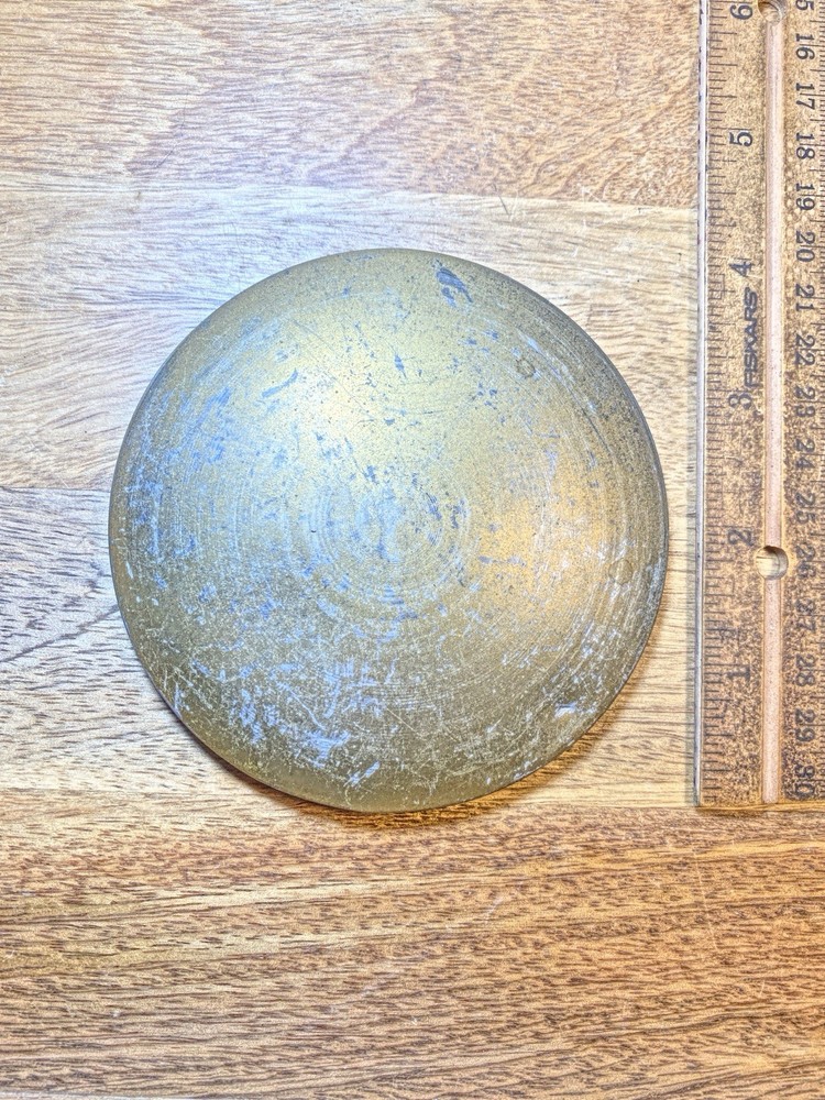 Old 3.8oz Clock Pendulum Bob (Needs Wire And Rating Nut)       (KD3470)