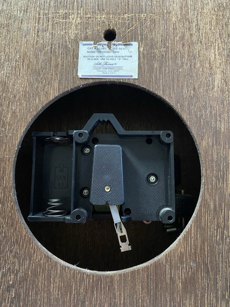 Seth Thomas “Georgetown” Electronic Strike Wall Clock