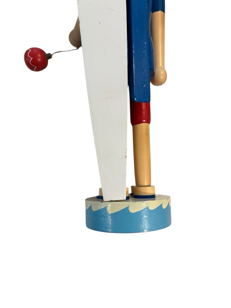 Nutcracker Hawaiian Christmas Beach Surfer with Surf Board