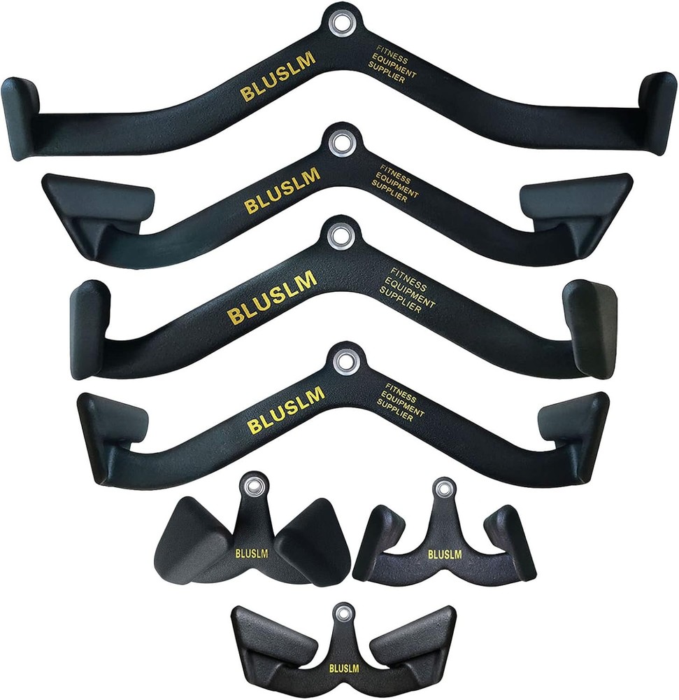 Pull Down Bar for Cable Machine, Attachments T-bar V-bar Cable Attachment