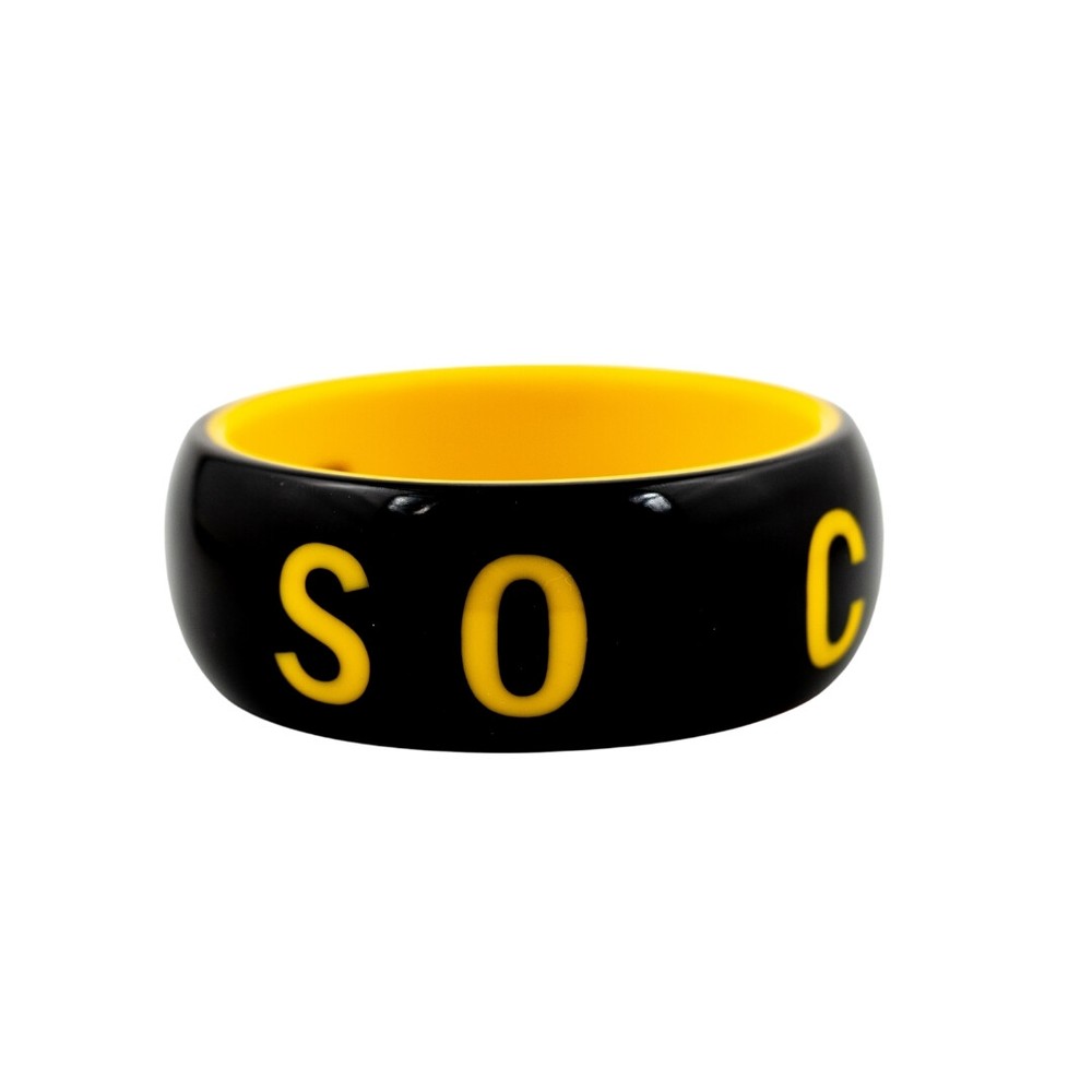 Signed Vintage Rafia & Bossa "So Chic" Bangle
