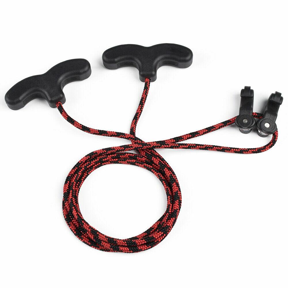 NEW Crossbow Rope String Cocking Device Double Handle Archery Bow Hunting Tool