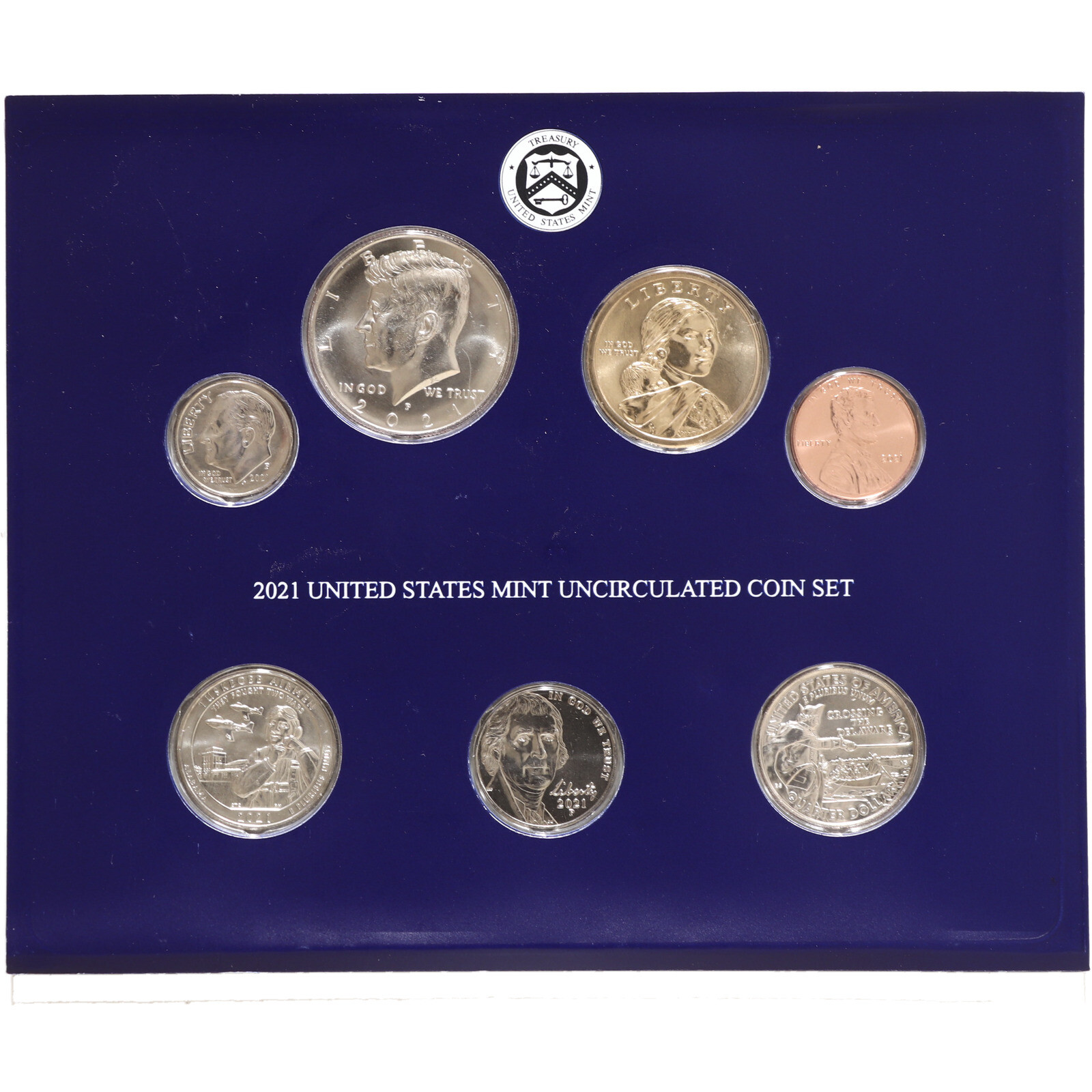 2021 Mint Set Original Plastic 14 BU Coins