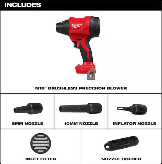 Milwaukee M18™ 570 MPH Brushless Cordless Precision Blower