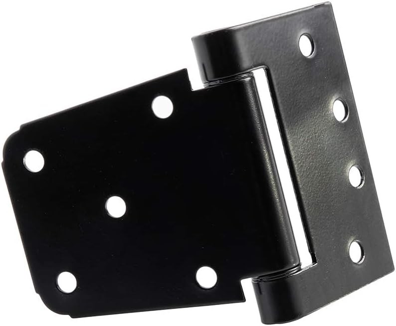 HOME MASTER HARDWARE Self-Closing Gate Kit Black - 3.5 in Spring Hinge+Latch