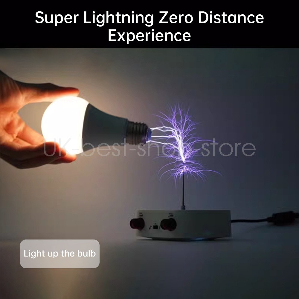 Tesla Coil Plasma Music Loudspeaker Bluetooth Touchable Artificial Lightning DIY