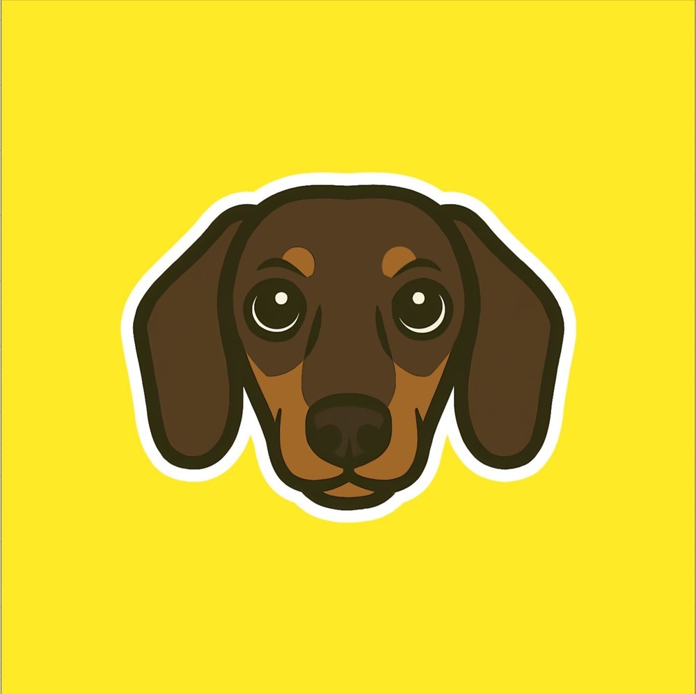 Dachshund Dog Sticker