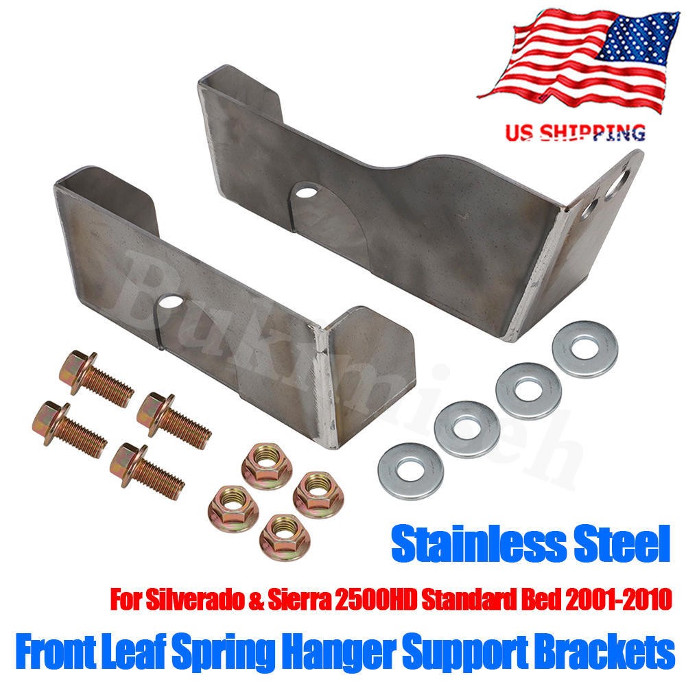 Front Leaf Spring Hanger Support Bracket For Silverado Sierra 2500HD 2001-2010