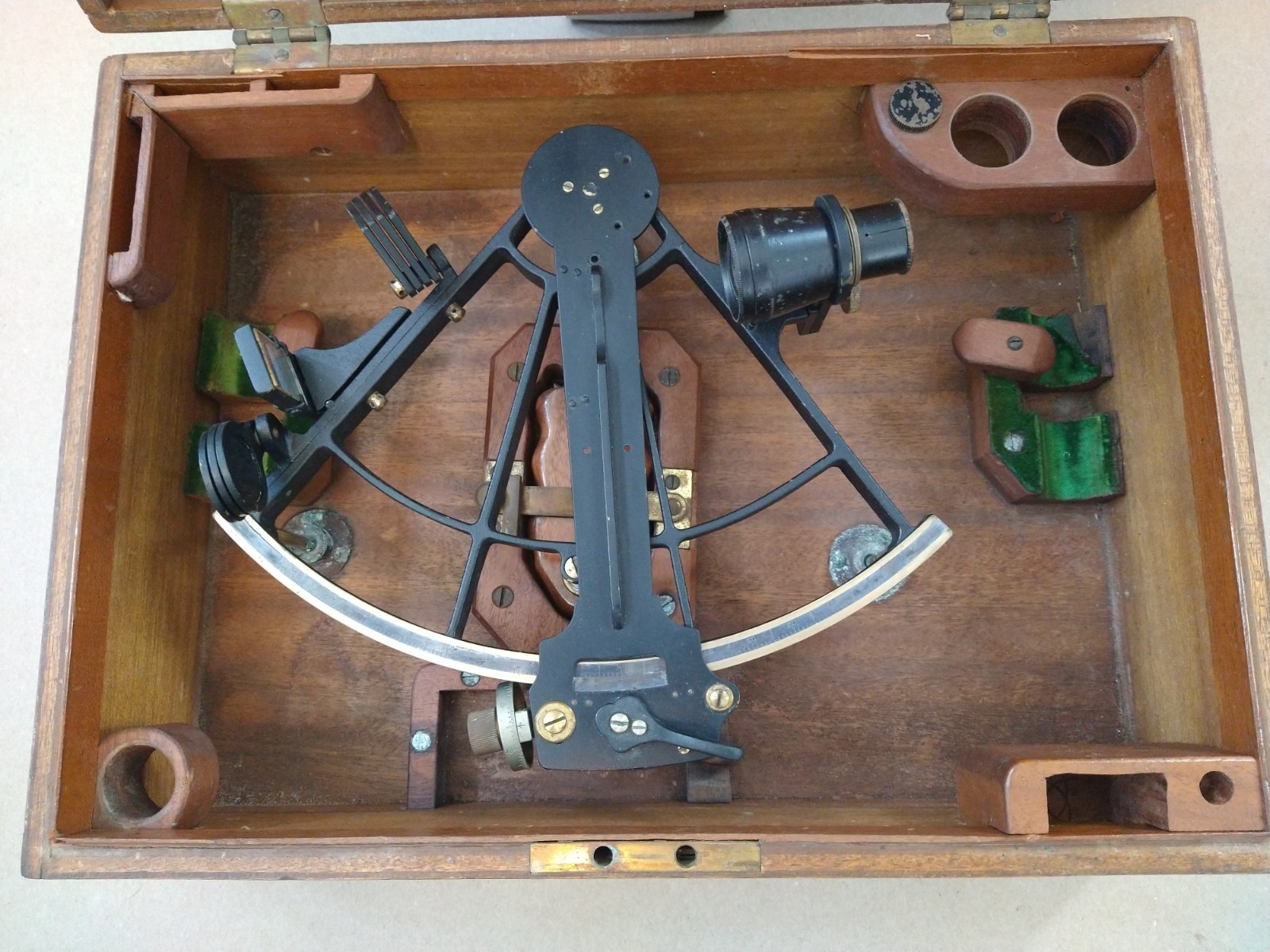 Keuffel & Esser CO. Sextant Nautical World War II Era piece U.S. Navy 1928