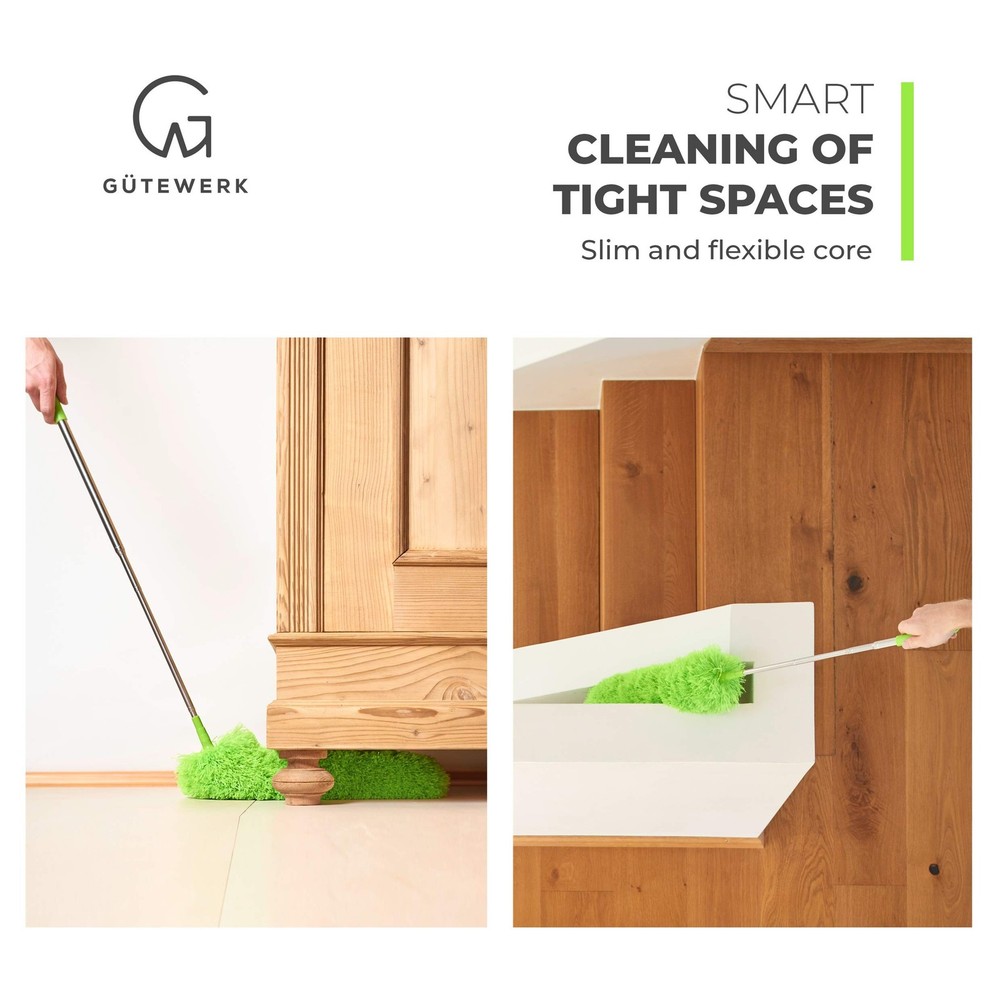 Extendable Microfiber Feather Duster, Feather Dusters for Cleaning, Ceiling F...