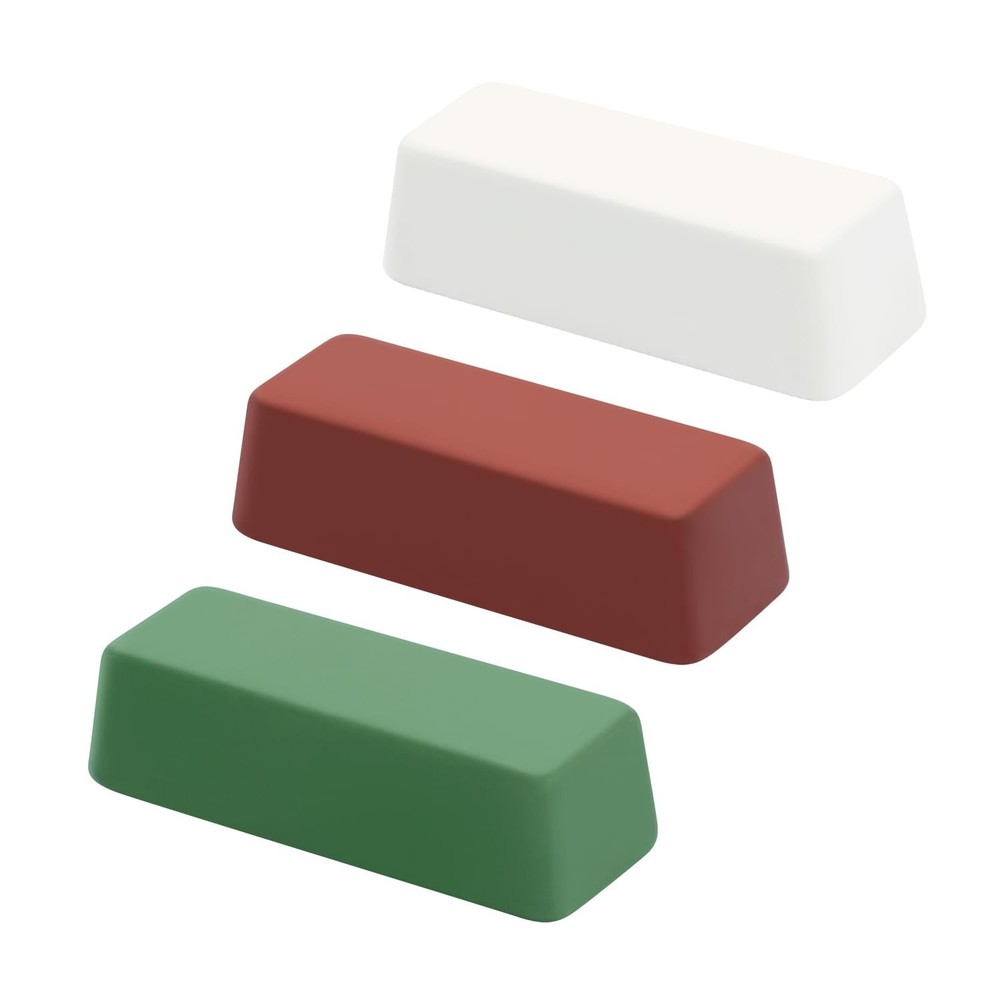 3-Pack Mini Buffing Polishing Compounds Kit - 4 Oz, Color-Coded for Perfection