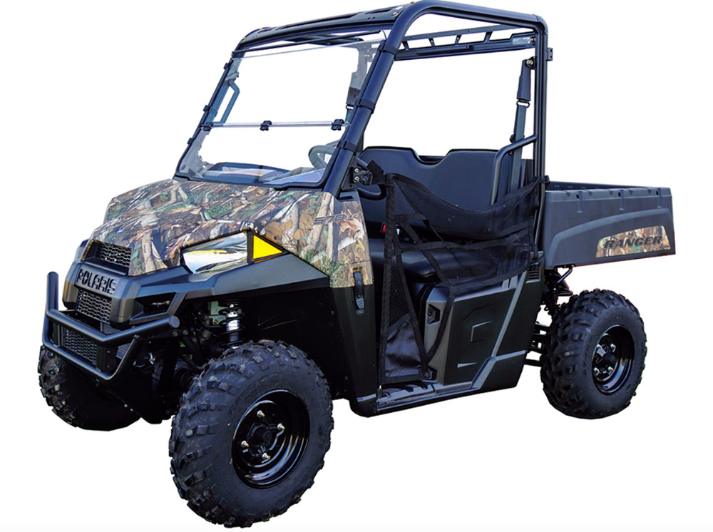 Polaris Ranger Midsize Scratch Resistant Folding Windshield