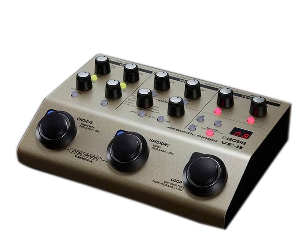 Boss VE-8 Acoustic Singer Multi-Effects Pedal - Open Box