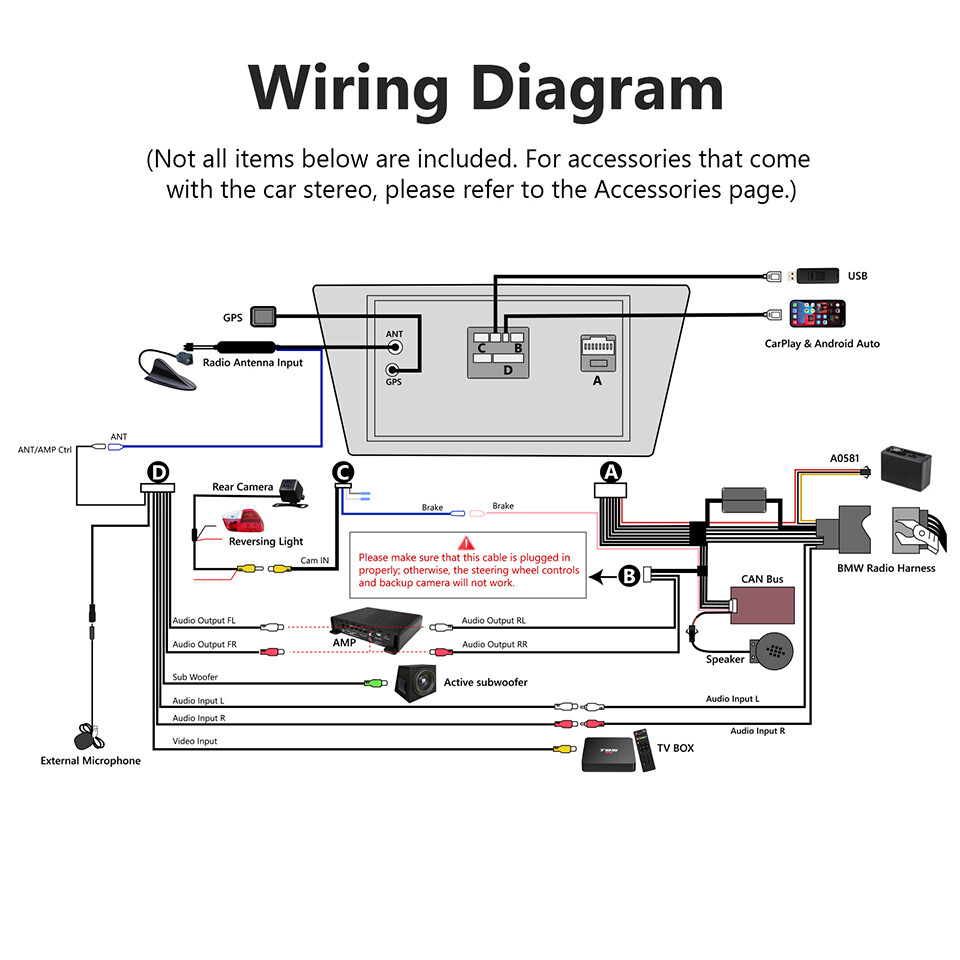 Android 10 8-Core 2GB RAM Head Unit Car GPS Radio Stereo for BMW E90 E91 E92 E93
