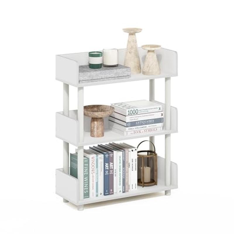 3-Tier Freestanding Display Rack Bookshelf Space Saving Storage Unit Durable New