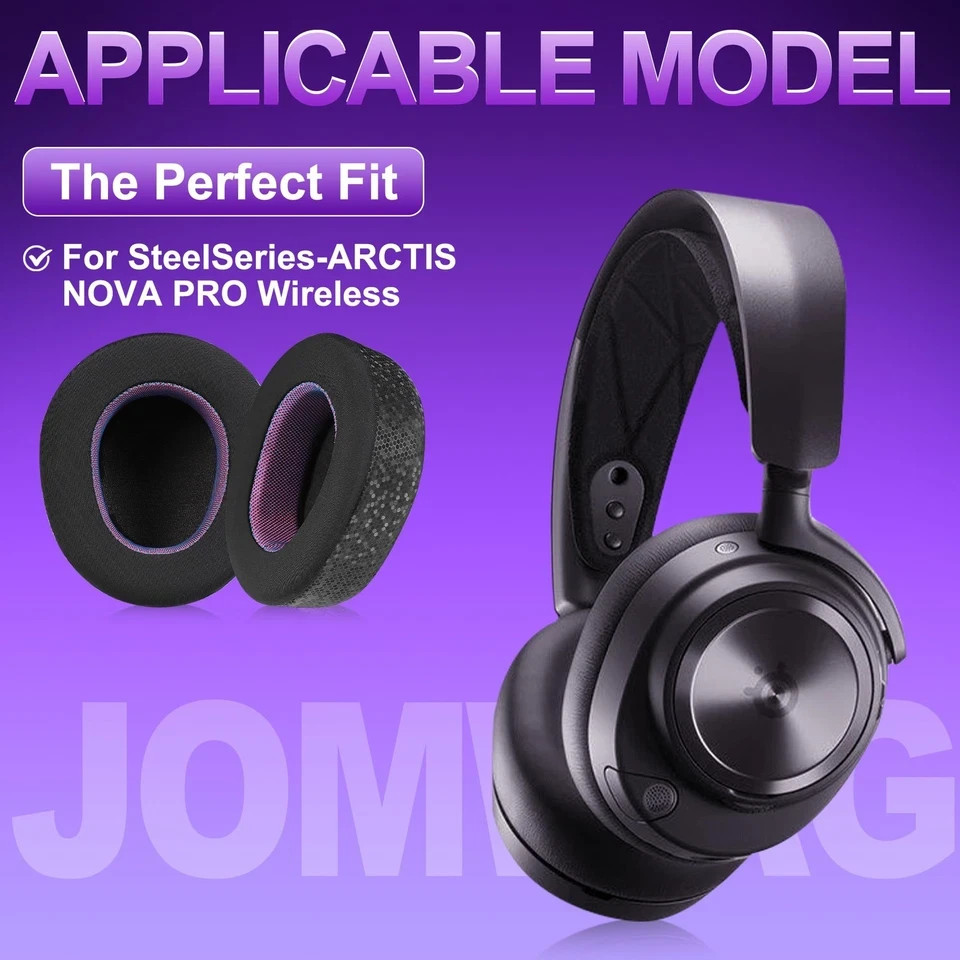 Magic Ice Gel Replacement Earpads for SteelSeries ARCTIS NOVA PRO (Wireless)