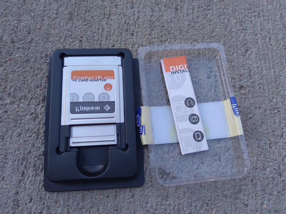 Kingston Compact Flash Type II PC Card Adaptor