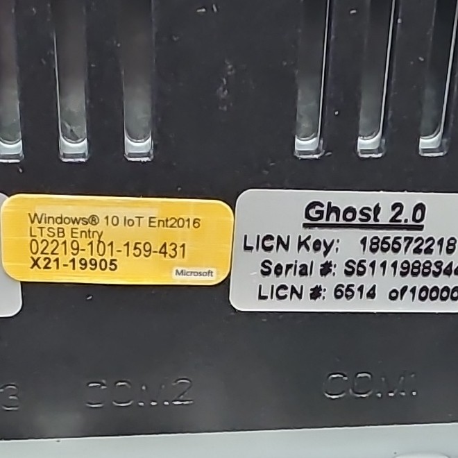 PAR EverServ 600W POS System Model M6155 CS2207 Rev. D Windows 10 IoT Ghost 2.0