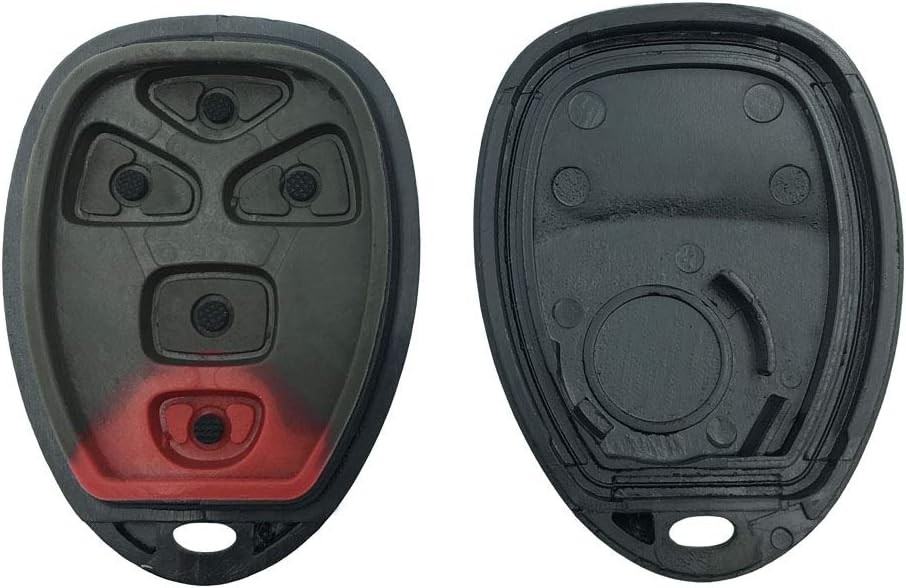 Replacement Keyless Entry Remote Key Fob Shell Case with 5 Button Fit for Chevy