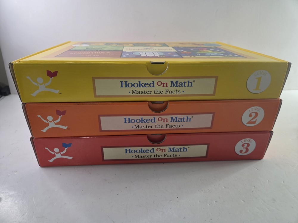 Hooked On Math Levels 1, 2 And 3